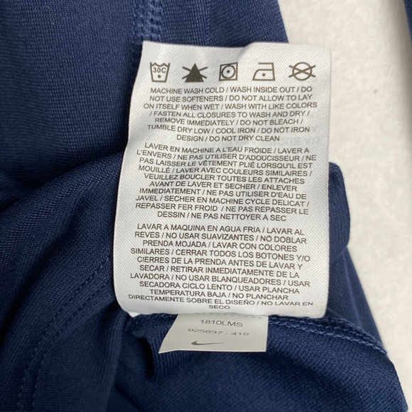 New Nike Women's Pull Over Jacket Navy Blue Athletic Size  XL - Picture 5 of 9